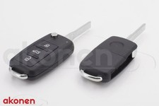 Gehäuse Autoschlüssel B CAR 004VW013 für VW POLO 5 6R1 6C1 TRANSPORTER T5 Bus 6