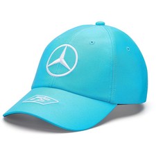 Mercedes AMG Petronas F1 George Russell Adult Baseball Hat Blue