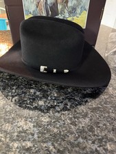 Stetson 6X Guadalupana Black Felt Hat With Free Hat Brush Pick Size