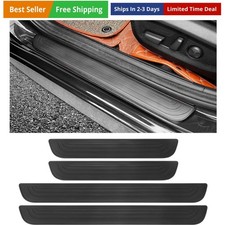 4PCS Car Door Sill Protector,Anti-Scratch Rubber Car Door Protector Edge Guar...