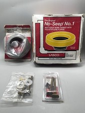 LASCO 02-3133 Toilet Tank to Bowl Gasket  No Seep No.1 Wax Gasket  Bolts