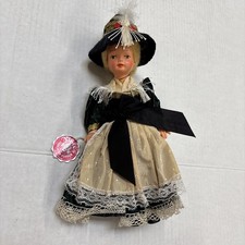Vintage 1950s Molls Trachten-Puppen Celluloid Doll 11" Schwarzwald West Germany