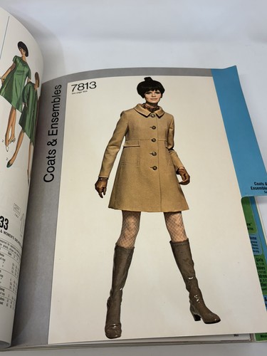 VTG Simplicity Patterns CATALOG - 1968 MCM Large Store Counter Pattern Book - Foto 4 di 16