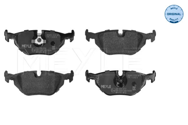 Plaquettes de frein Meyle 025 216 0717 pour le remplacement du kit usé OE 1160341
