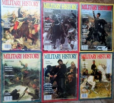 MILITARY HISTORY Magazine - Six (6) Issues from 1987 - COMPLETE