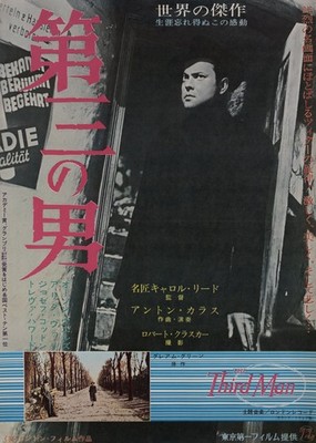 The Third Man R1960s Japanese B2 Poster