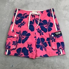 Abercrombie  Fitch Tropical Print Men's Swim Trunks Size L