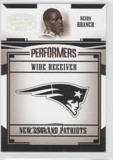 2005 Donruss Gridiron Gear Performers Silver 69/250 Deion Branch #P-9 9ge