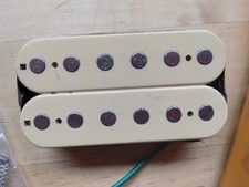Vintage Yellowed Humbucker Bridge Pickup, Hot at 10.6 ohms
