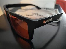 Bit coin Blue Light Blocking Glasses Limited edition Orange Lenses