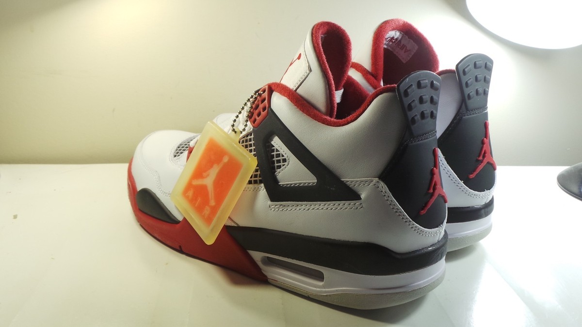 Size 9 - Jordan 4 Retro Fire Red 2012 for sale online | eBay