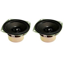 10W 4 Ohm 3 Inch 78x78x39mm Anti-magnetic Speaker Tweeter Speakers 2PC
