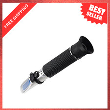 Salinity Refractometer for Seawater Marine Aquarium 0-100 PPT Dual Scale with