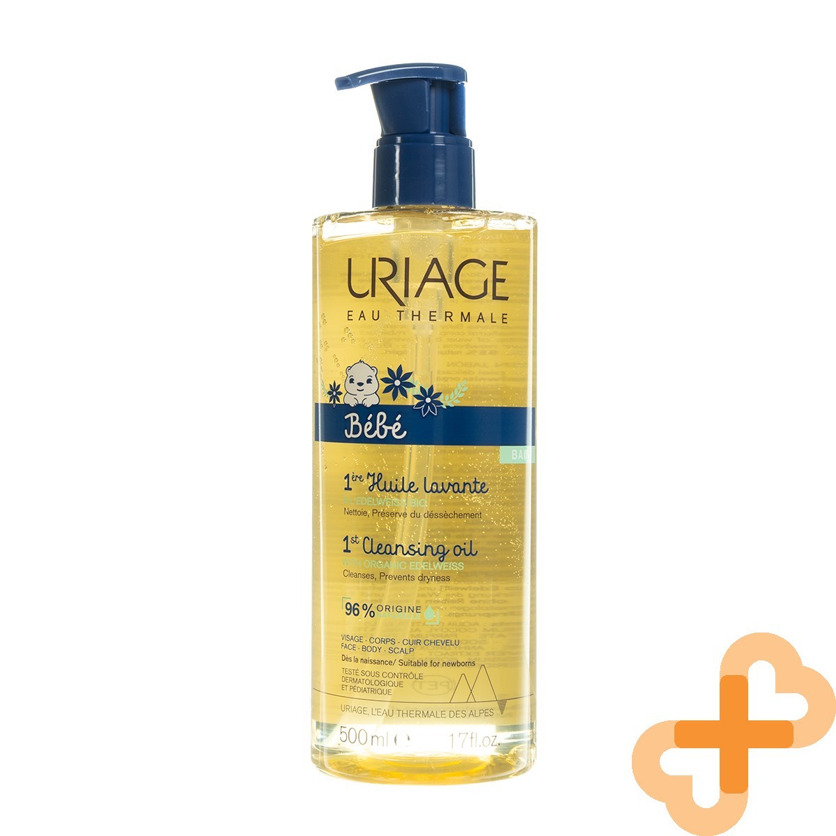 URIAGE BABY 1ere Huile Nourishing Oil-Based Cleanser for Babies 500 ml