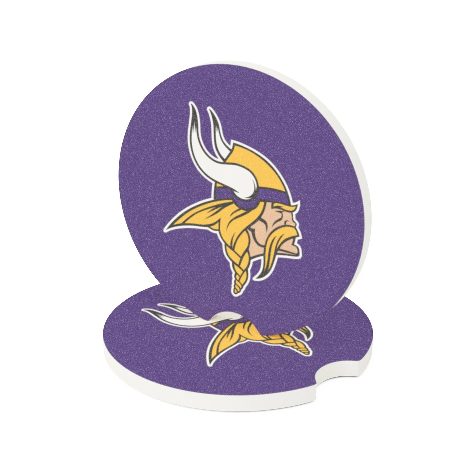 Minnesota Vikings Soapstone Car Coaster – football Cup Holder Insert for Car Decor