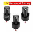 12V 3.0Ah Li-ion Battery for Electric Screwdriver Drill Universal RechargeableGo