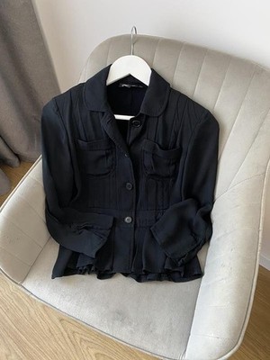 Women DKNY Shirt Black Polyester 36 / S / 44