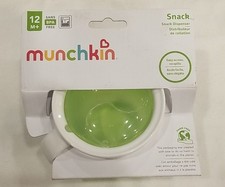 Munchkin Green White Snack Dispenser Cup 12 Months