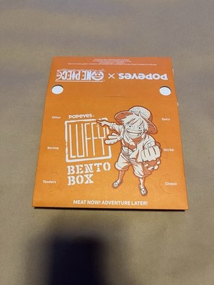 Popeyes x One Piece Luffy 2026 Collectible Bento Box, $20.00