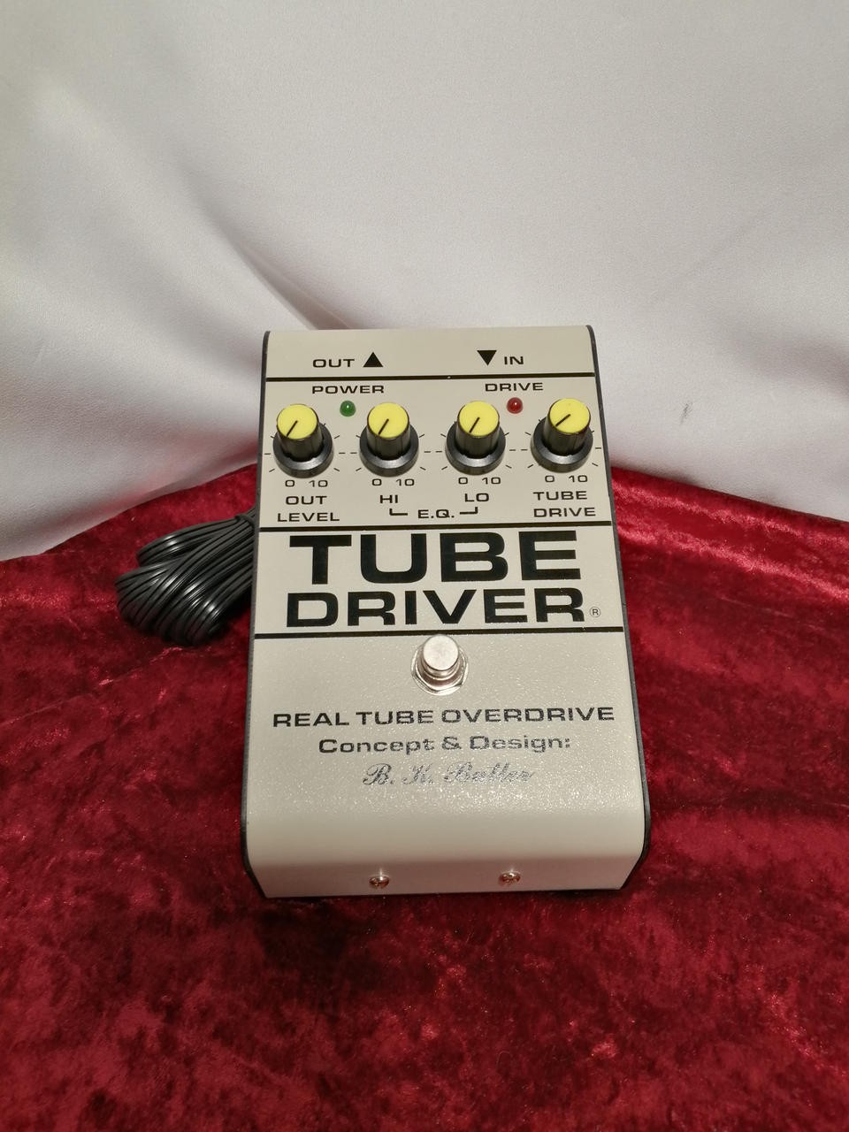 B K Pédale d'effet Butler Tube Driver guitare overdrive tube naturel chaud