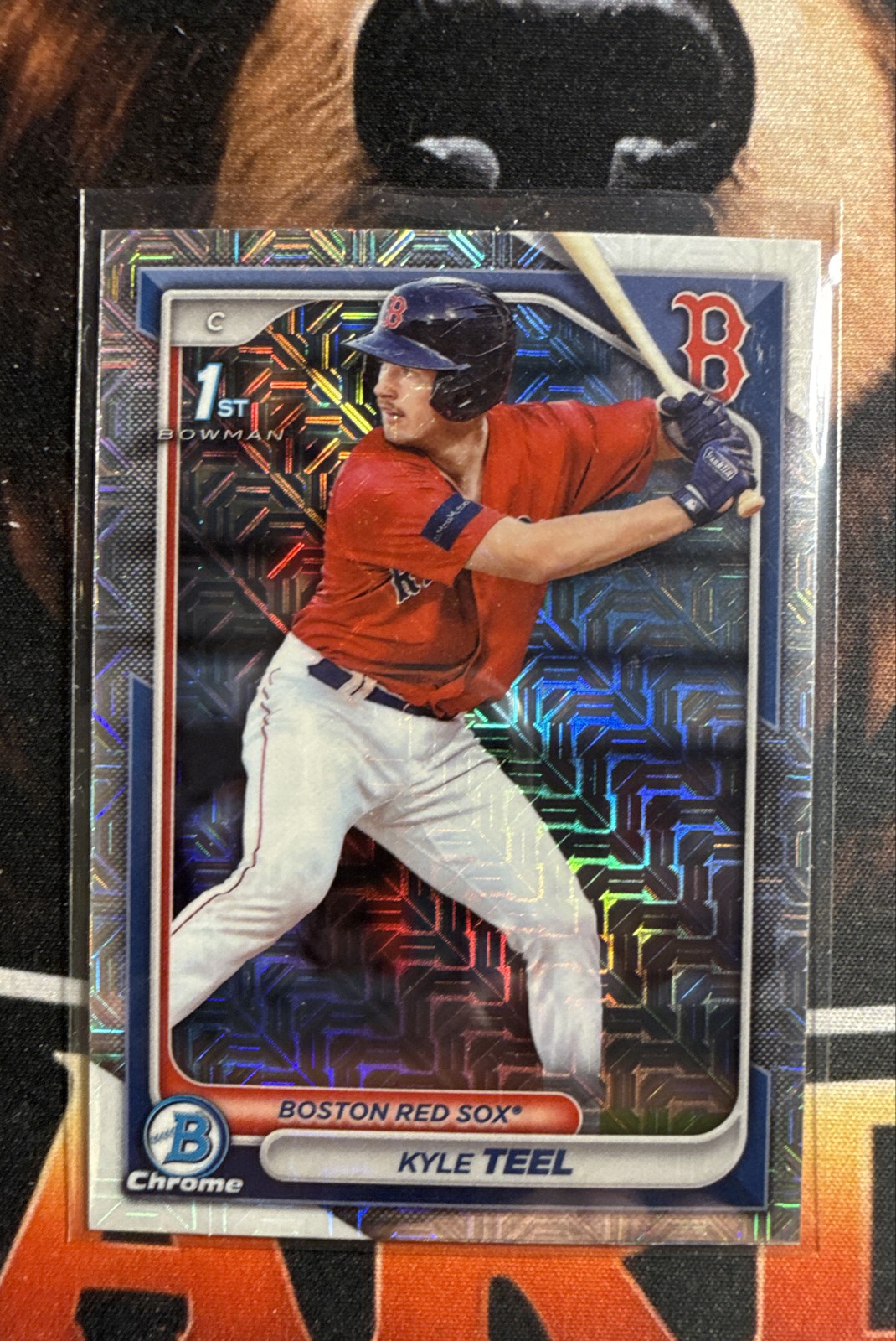 2024 Bowman - Chrome Prospects Kyle Teel #BCP-48 Mojo Refractor (RC)