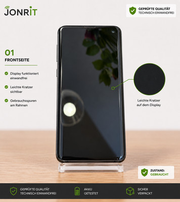 Samsung Galaxy S10e Duos 128GB Schwarz Ohne Simlock Akku mind. 80%