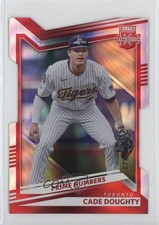 2022 Panini Elite Extra Edition Prime Numbers B Die-Cut 78/134 Cade Doughty o1w