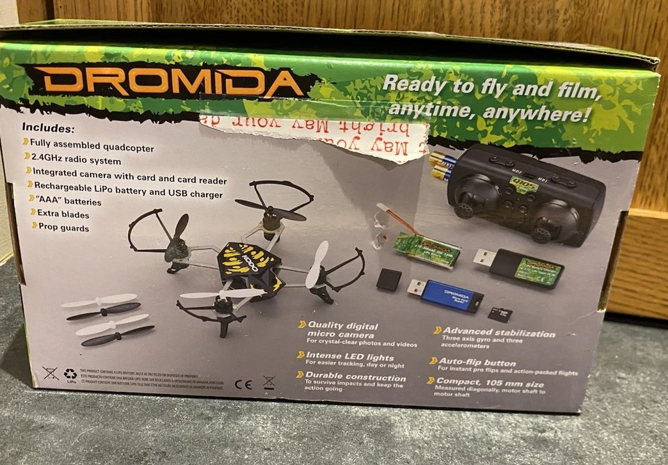 Dromida KODO II Micro Quad w/ Camera RTF Ready To Fly Drone DIDE0005 Ages 14+ - Image 2 of 2