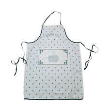 Vintage Apron Basket Print Fabric Adjustable Pocket Grandmacore Cottage Farmhous