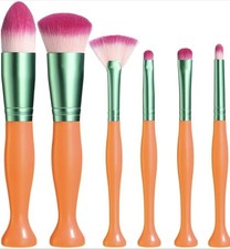 6pc Professional Makeup Brush Set Foundation Powder Blush Eye Brushes
