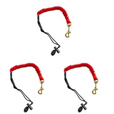 3 Pezzi Cattuccio Elastico Paddle Canna da Pesca Safety Cord There Gancio per KAYAK