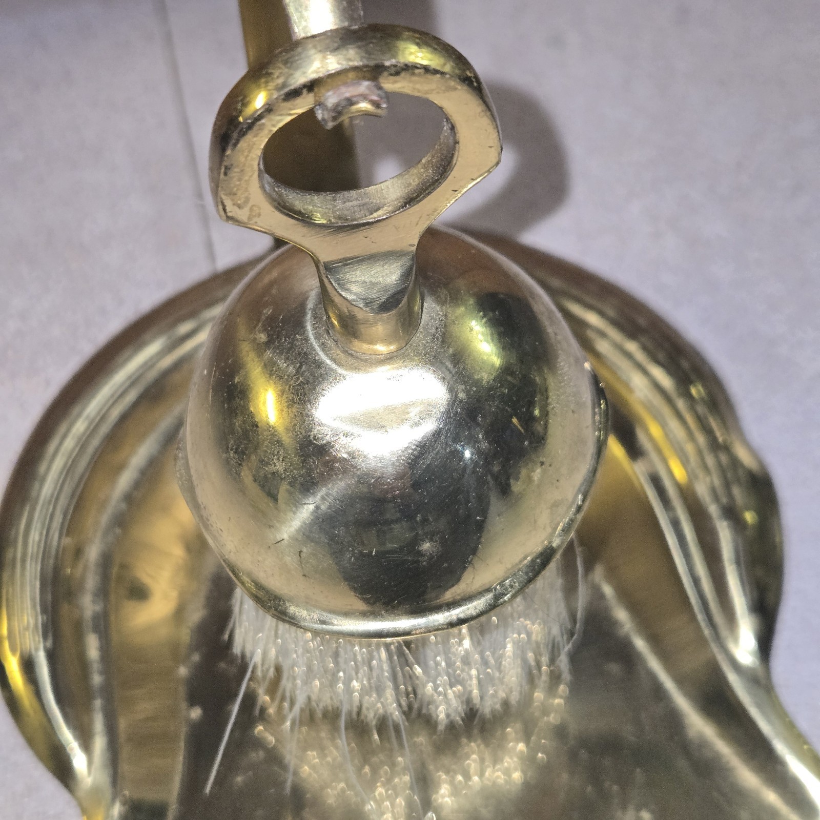 Vintage Brass Peerage Crumb Catcher & Brush See Description,  Collectable!