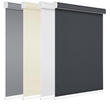 Changshade 100 Blackout Cordless Window Blinds Roller Shades Blind 31Wx72L Blk