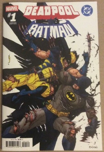 Deadpool Batman 1, Steve McNiven 1:25 variant cover !