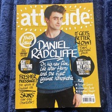 Attitude Magazine 215 March 2012.  Daniel Radcliffe, Elton John Sam Jackson