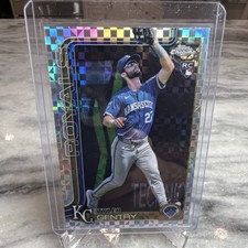 Topps 2024 Chrome X-Fractor Rookie Tyler Gentry #218 Royals Baseball