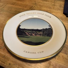 Pine Valley Golf Club Lenox Collector Plate Canada Cup 1999 6th Hole