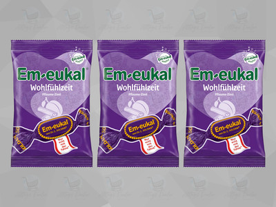 Em-eukal Bonbons Pflaume Zimt Wohlfühlzeit 90g 3er Pack Fruchtbonbon