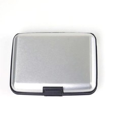 Aluminum Metal RFID Blocking Wallet Credit Card Holder Slim Hard Case Men Women