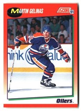 1991-92 Score Canadian English #159 Martin Gelinas
