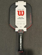 Wilson Blaze Edgeless 13 Pickleball Paddle - NEW - Black/Red