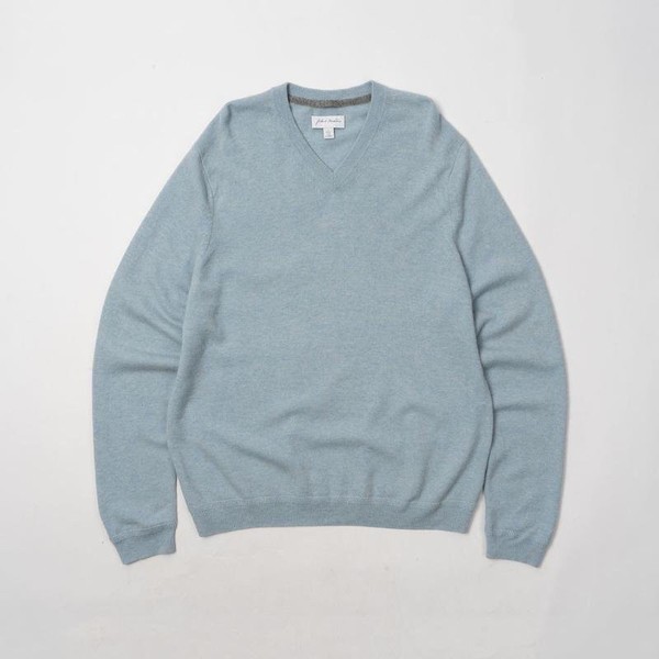 Men Nordstrom Sweater Blue Cashmere 40 /L / 48