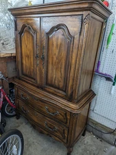 Vintage Drexel French Provencial Armoire Chatillon by Drexel 216-420