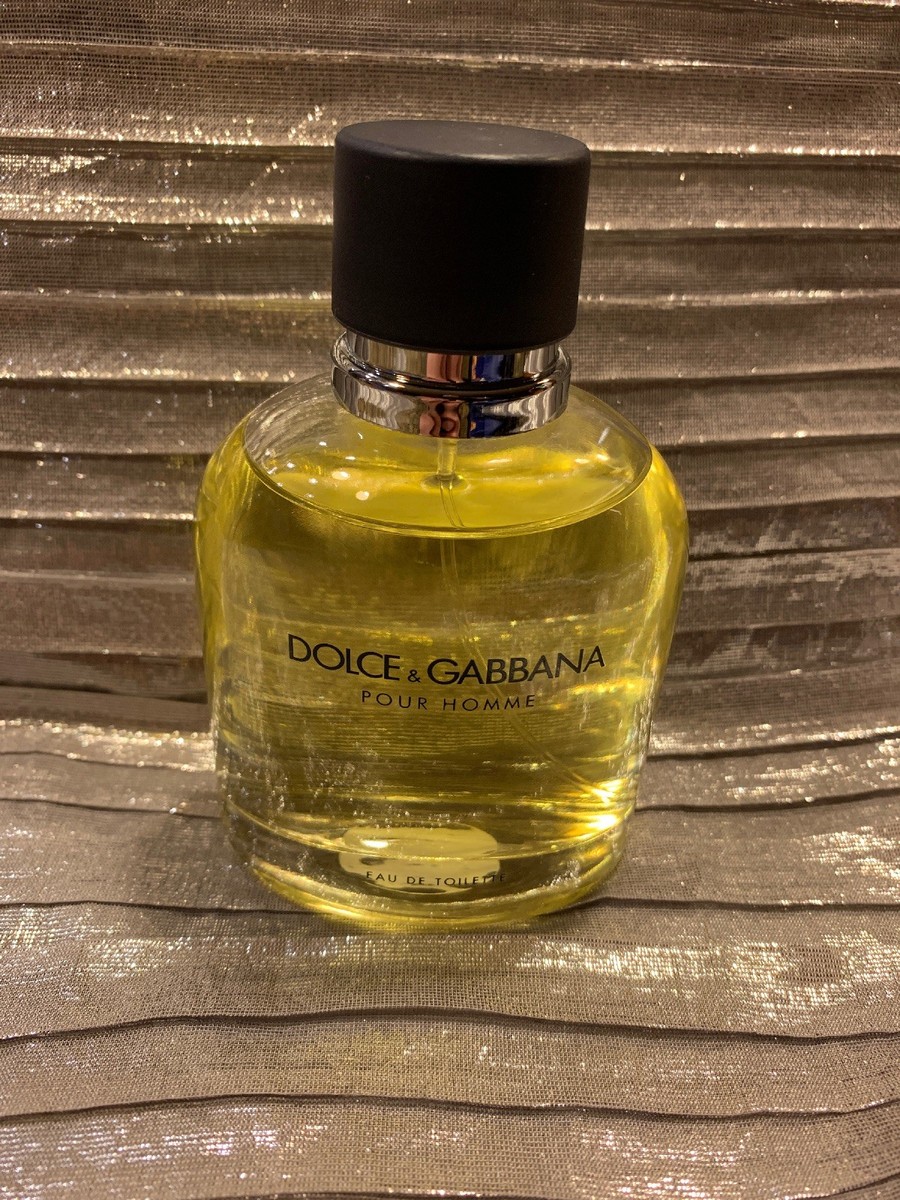 Original -Auth. DOLCE & GABBANA POUR HOMME- Eau De Toilette 4.2 OZ