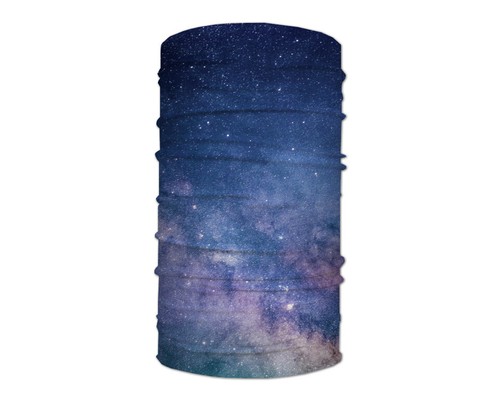 Washable Fabric Face Cover Neck Gaiter With Unique Print Galaxy Design EU Made - Picture 2 of 5