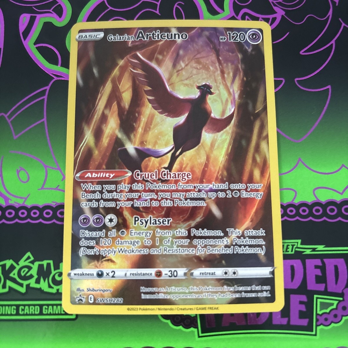 Galarian Articuno #SWSH282 - Sword & Shield - Black Star Promo - Pokmon -  NM