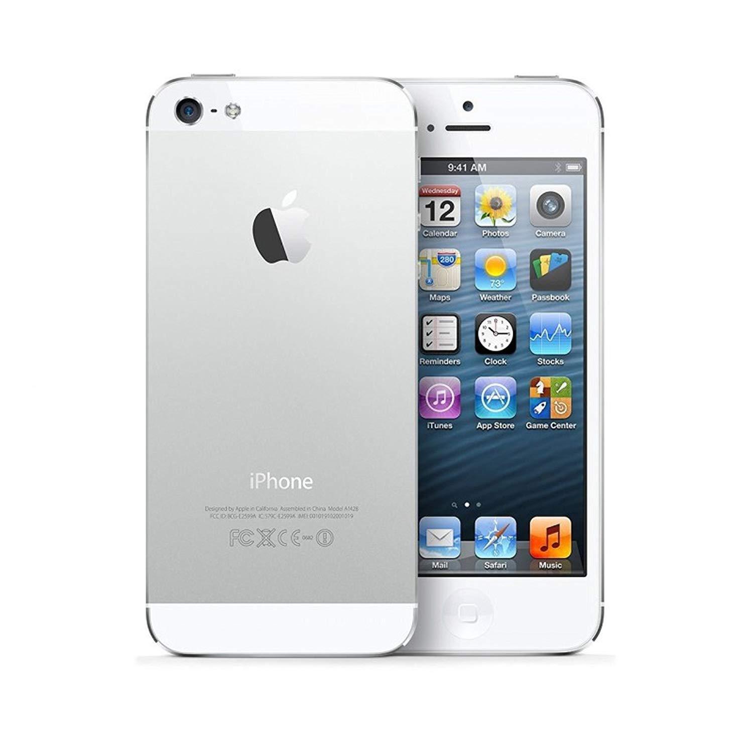 Apple iPhone 5 - 16 GB - blanco y plateado A1428 (GSM) 885909530182 | eBay