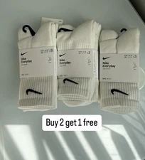 Nike Everyday Cotton Cushioned 3 pair small EUR 34-38 UK 2-5