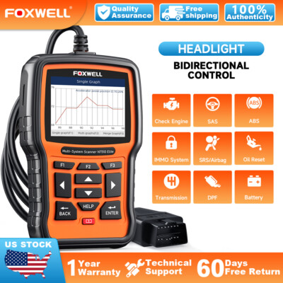 Foxwell NT510 Elite For Toyota Throttle Calibration OBD2 Diagnostic Scanner Tool