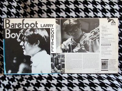 Larry Coryell : Barefoot Boy 1971 Jazz Rock LP Vinyl Record FD